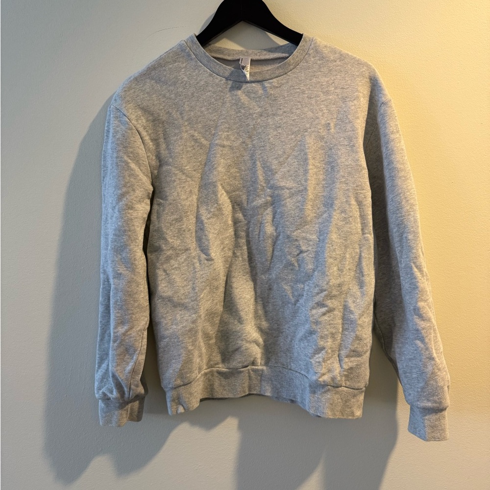 American Apparel Light Gray Crewneck Sweater